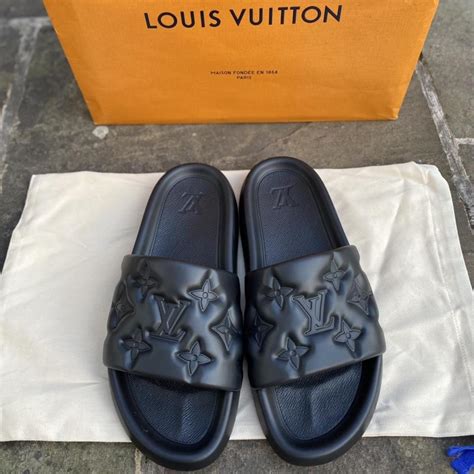 waterfront mule louis vuitton|Louis Vuitton waterfront mule black.